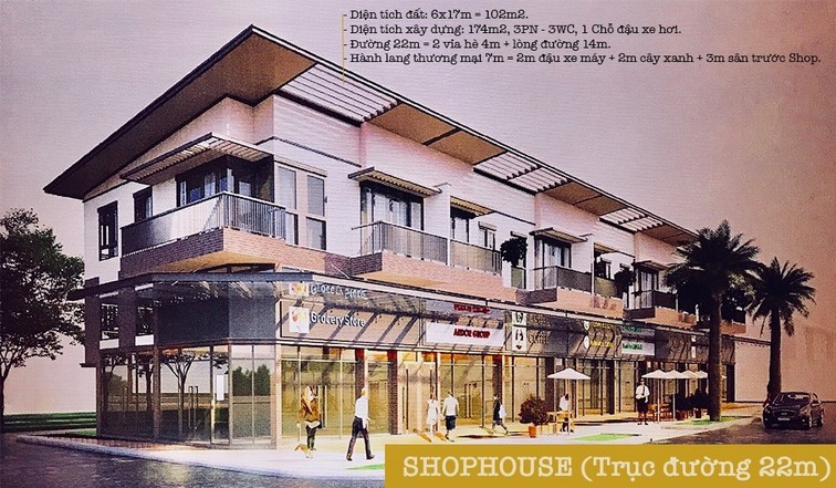 Thiết kế shophouse Water Point - Nam Long